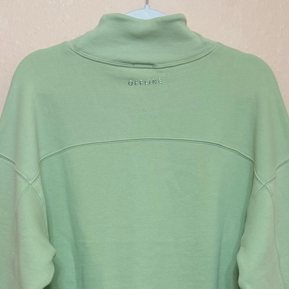 OFFLINE By Aerie Cloud Fleece Oversized Mockneck Sweatshirt - Picture 9 of 9